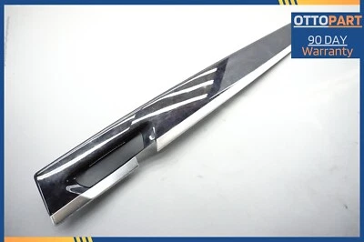 BMW 750Li 2009-2012 lado del pasajero delantero derecho panel de puerta interior moldura de madera OEM Foto 1 de 4