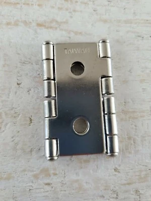 Chrome Steel - Double-Acting Folding Screen Hinge door open blind panel - Image 1 of 4