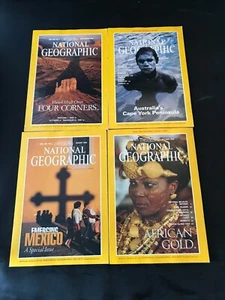 Lot of 4 National Geographic Magazines 1996 - Picture 1 of 1