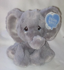 Precious Moments Tuk Elephant Baby Lovey Toy Plush Gray Aurora 9" New - Picture 1 of 7