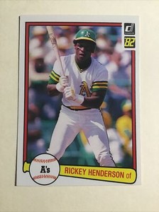1982 Donruss  #113 RICKEY HENDERSON - NM-MINT -4332