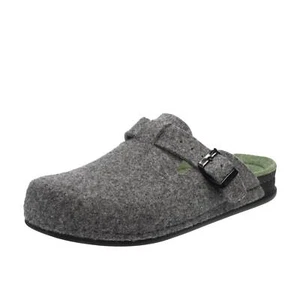 Grunland Pantofole Invernali In Lana Con Fibbia Grigio - Uomo Scarpe Ciabatte - Foto 1 di 4