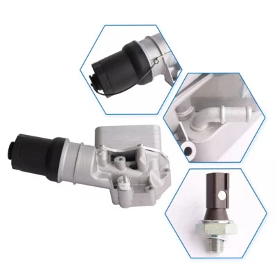 Oil Cooler Filter Housing for VW Beetle Golf Jetta Rabbit Passat Audi TTRS 2.5L↔ - Image 1 of 4