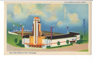 Vintage Postcard New York World's Fair 1939 Goodrich Safety Area - Picture 1 of 4
