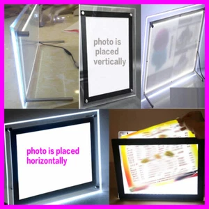 Desk Light Boxes for Poster Display Boards Menu Price List - Picture 1 of 19
