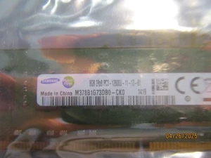 32 GB SAMSUNG PC3 UDIMM 1600 MHZ/12800 4X8 GB=32GB - Picture 1 of 1