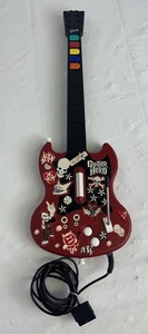 Guitar Hero PS2 PlayStation 2 Wired Guitar Red Octane PSLGH Controller - Picture 1 of 10