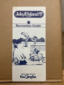 1984 Jekyll Island Recreation Guide Brochure Rates & Activities , Georgia B14 - Picture 1 of 6