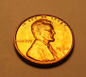 1960 P SMALL DATE LINCOLN CENT UNC 9 - Picture 1 of 2
