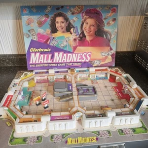 Vintage MB Electronic Mall Madness Brettspiel 1996 funktioniert fast vollständig - Bild 1 von 11