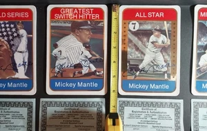 Mickey Mantle Topps Keramik Set 7 Karten # 326/1500 mit COAs - Bild 1 von 10