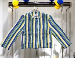 NWT Il Gufo Girls Striped Tweed Jacket - Picture 1 of 6