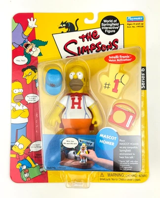 The Simpsons -MASCOT HOMER Series 6 Intelli-Tronic ativado por voz novo na caixa - Imagem 1 de 2
