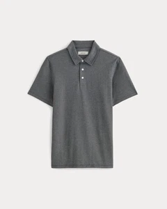 NEW Everlane Mens The Startup Polo L Large Black Chambray FREE SHIPPING - Picture 1 of 3