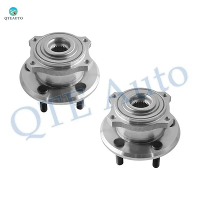 Par de 2 conjuntos de cojinetes de cubo de rueda delantera para Dodge Charger 2007-2023 AWD Foto 1 de 4