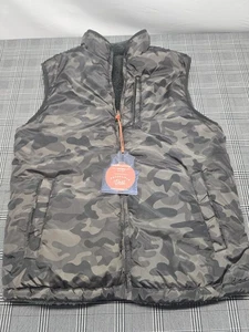 Men's Weatherproof Vintage Reversible Puffer Jacket Brand New Size Medium Black - Picture 1 of 6