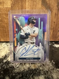 2025 Topps Finest Colt Keith Auto /125 - Picture 1 of 2