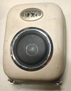 Sound FX Portable Speaker with Audio Jack White - Picture 1 of 6