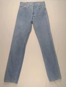 Levi's 501 Jeans Women's Size 29x34 Blue Button Fly Denim - Picture 1 of 14
