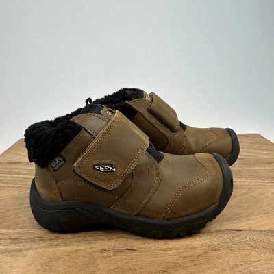 Nuevo Niño Pequeño Keen Kootenay IV Marrón Invierno Forrado para la Nieve Botines Talla 9 C Foto 1 de 4