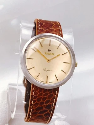 AUTÉNTICO RELOJ PULSERA RADO ELEGANCE 17J 1971 MECÁNICO Cal 701 ETA 7001 HOMBRE RUN Foto 1 de 4