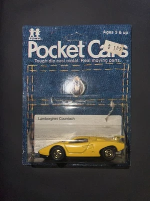 Coches de bolsillo Tomy Tomica vintage F50 Lamborghini Countach Japón Foto 1 de 4