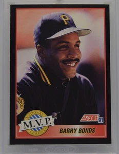 Barry Bonds 1991 Score #876 - Picture 1 of 2