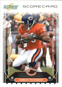 2006 Score Scorecard Football Card Pick (Inserts)