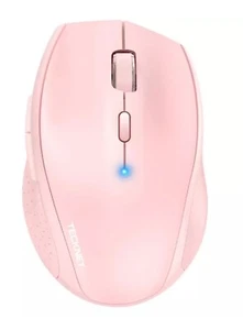 TECKNET Bluetooth Wireless Mouse Optical, Cordless for Mac, PC, Laptop PINK - Picture 1 of 2