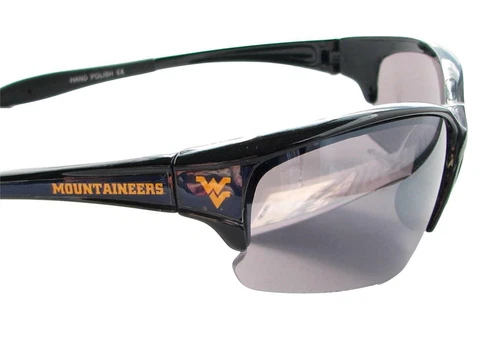 West Virginia Mountaineers Black Navy Mens Womens Licensed Sunglasses WVU S7JT Cover