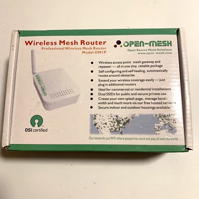 New Open-Mesh Professional Mesh Wireless Router  OM1P - Image 1 of 4