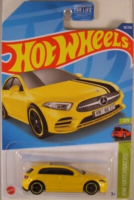 HOT WHEELS #2022-018 '19 Mercedes-Benz A-Class on US long card (NEW in BLIST) - Image 1 of 4