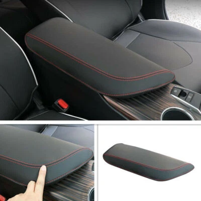 For Toyota Camry 2018-24 Black+Red Armrest Pad Cover Console Box Cushion Mat 1p Foto 1 de 4