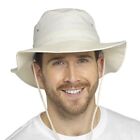 Mens Safari Hat Adults Cotton Aussie Outdoor Garden Holiday Wide Brim Sun Hats