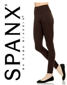 SPANX Assets Red Hot Label Structured Leggings Pintuck BNWT Midnight Brown - Picture 1 of 4