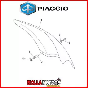 621469 CUPOLINO PARABREZZA BASSO PIAGGIO BEVERLY 250 E3 2007 (EMEA) - Foto 1 di 5