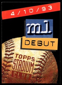 1994 Stadium Club Info Cards 3 ml Debut #6