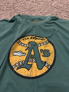 Men's Oakland A's Retro T-Shirt (M) - Brass Tacks ⚾️ - Picture 1 of 4