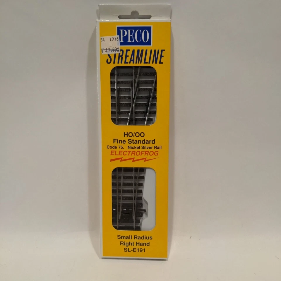 Interruptor de giro derecho Peco Streamline SL-E191 HO/OO Code 75 12° 24" radio Foto 1 de 1