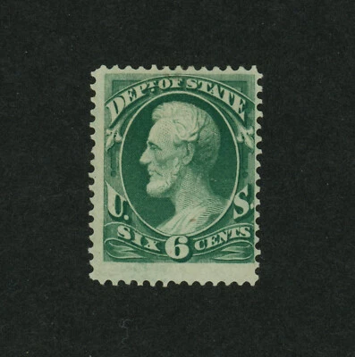 USA Scott # O60 F-VF OG HR BOB Dept of State Official US Stamp Cat $250 - Image 1 of 2