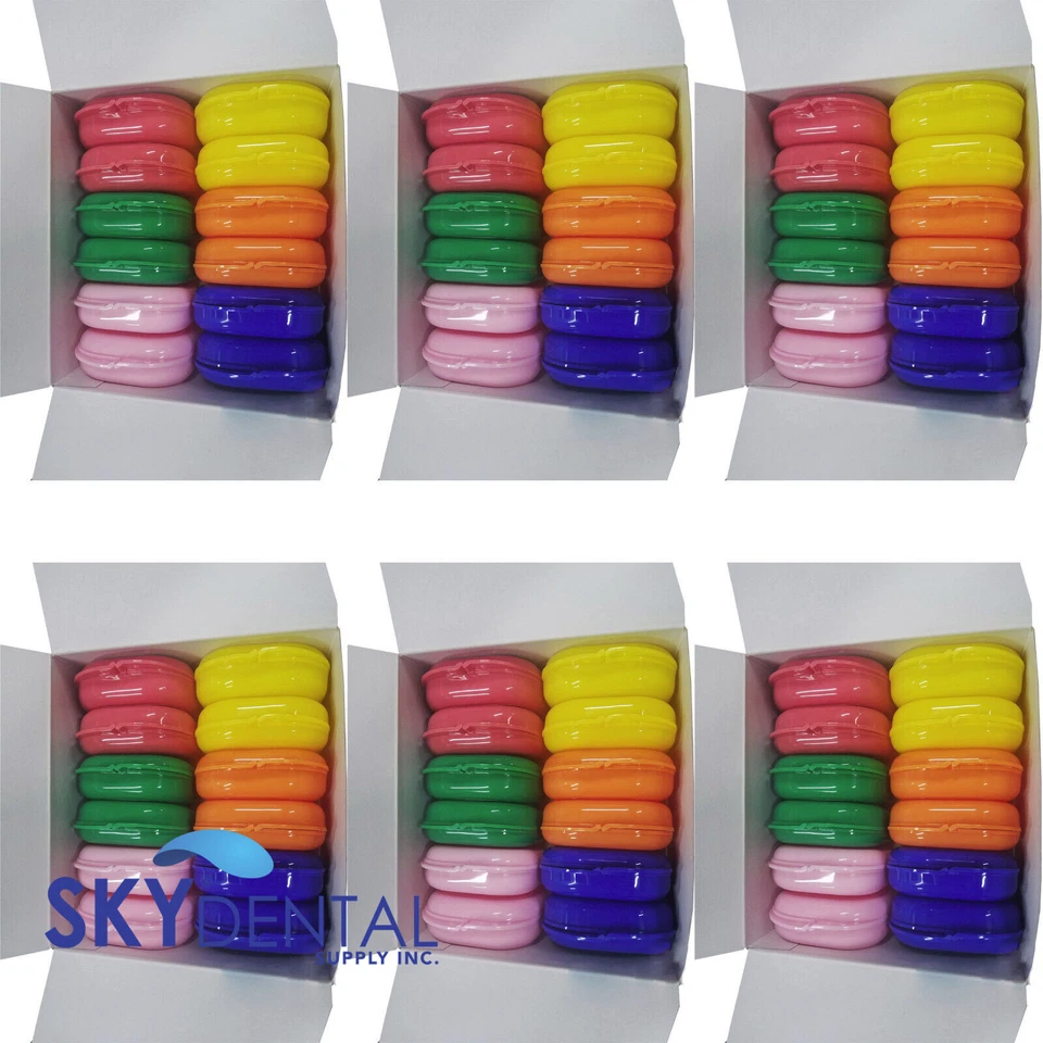 Caja de almacenamiento de dentaduras postizas retenedor dental protector bucal contenedor surtido hasta 72 Foto 1 de 1