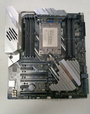 AMD Ryzen Threadripper 2990WX CPU 32 Core + ASUS PRIME X399-A MotherBoard- - Image 1 of 2