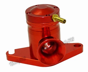 Red Bolt-On Turbo Bov Blow Off Dump Valve Fit SUBARU Impreza WRX STI Forester XT - Foto 1 di 6