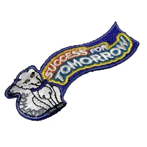 Offizieller Pfadfinder Patch Erfolg für morgen bestickt blau weiß - Bild 1 von 4