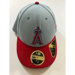 BRAND NEW Red & Baby Blue LA Angels Official MLB New Era 59Fifty Cap Size 7 7/8 - Picture 1 of 12