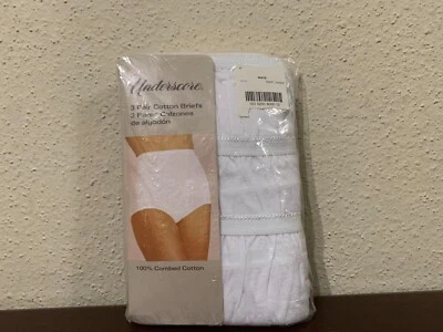 Pack de 3 pares de calzoncillos blancos 100 % algodón peinado talla 10 nuevos Foto 1 de 4