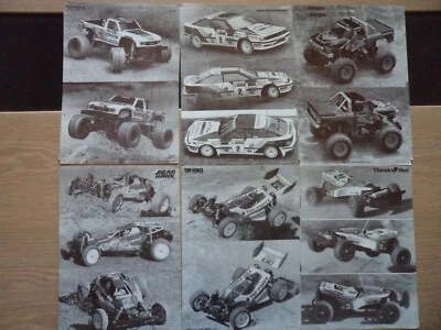 Six Feuillets publicitaires (18cm x 25cm) TAMIYA R/C of road  - Photo 1/4