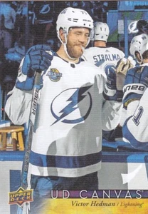 VICTOR HEDMAN 2017-18 17-18 UPPER DECK 2 CANVAS PARALLEL #C190 TAMPA BAY - Picture 1 of 1