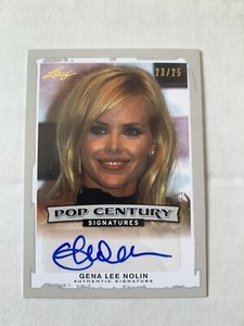 2014 Leaf Pop Century Gena Lee Nolin Autograph #/25