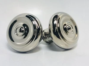 Baldwin 5020.055.MR Estate Colonial Knob Set, Polished Nickel - Picture 1 of 3